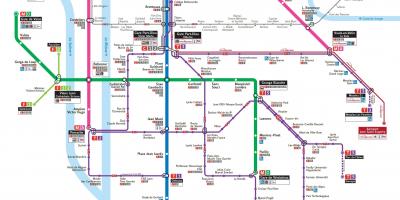 Lione, trasporto, mappa pdf